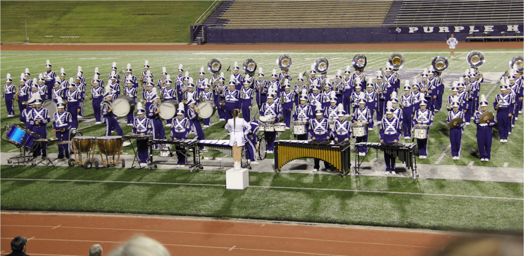Leader of a marching band